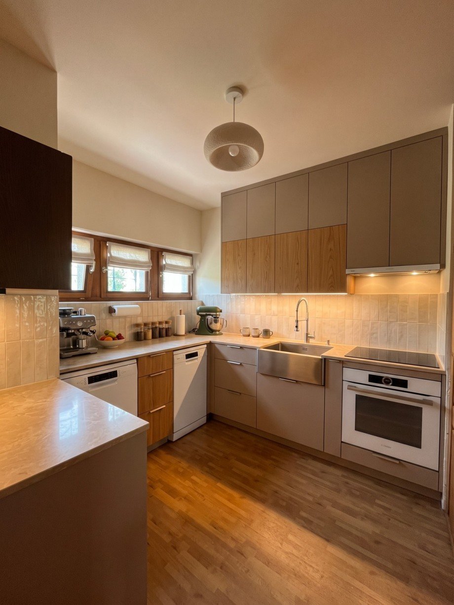 EG K�che visualisiert Zweifamilienhaus Leverkusen