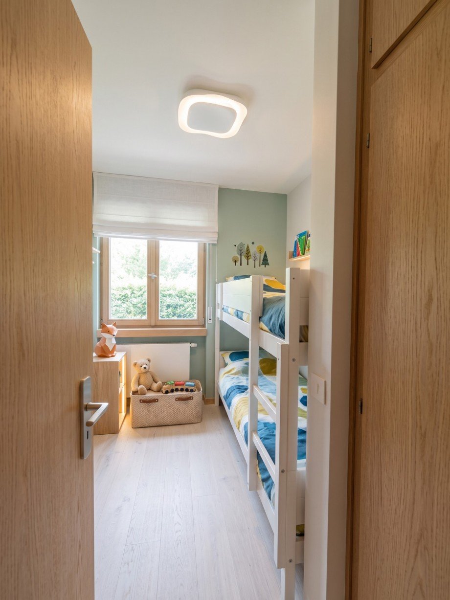 EG Kinderzimmer visualisiert Zweifamilienhaus Leverkusen