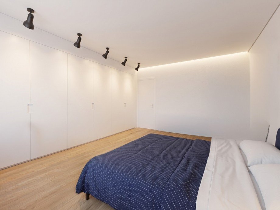 EG Schlafzimmer visualisiert Zweifamilienhaus Leverkusen