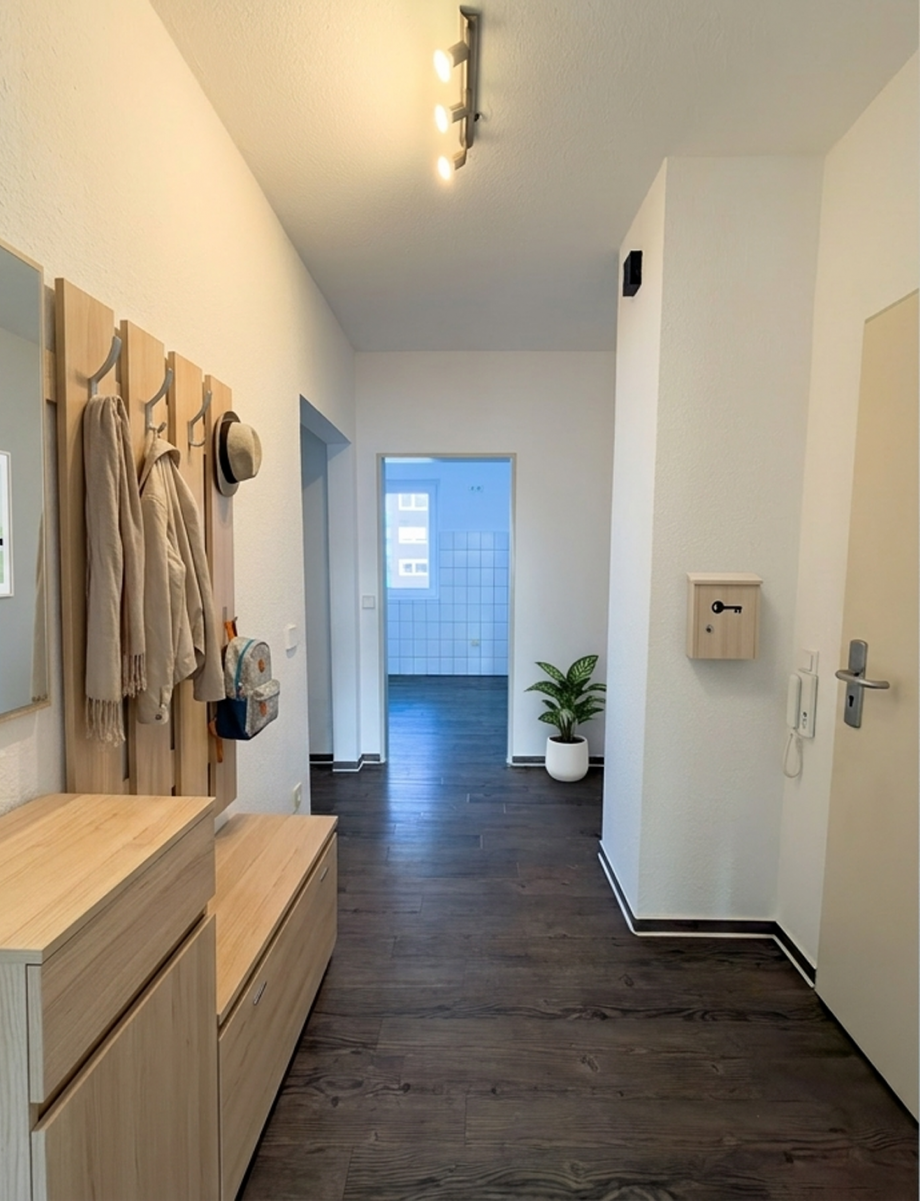 Eingangsbereich Beispiel Etagenwohnung Leverkusen