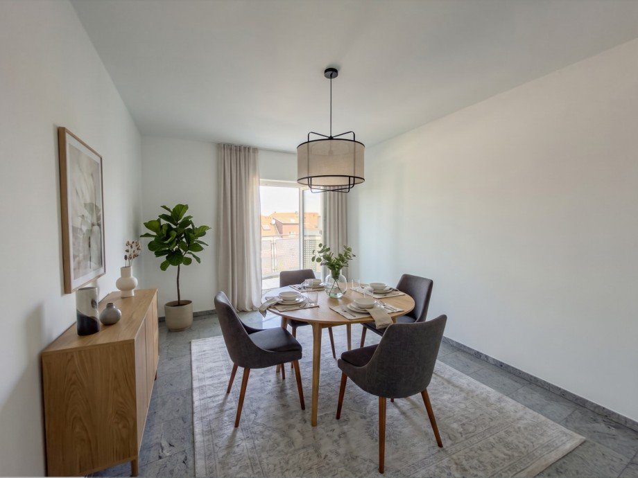 Esszimmer visualisiert Penthousewohnung Leverkusen