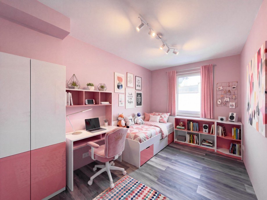 Kinderzimmer Erdgeschosswohnung Burscheid