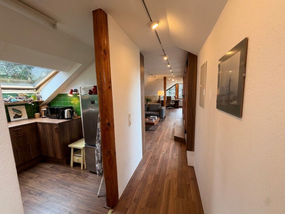 OG Flur visualisiert Zweifamilienhaus Leverkusen