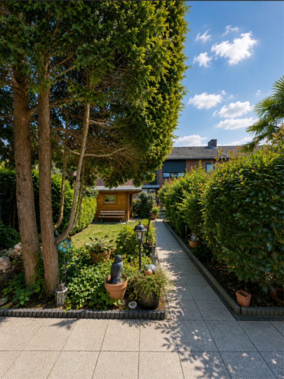 Garten Reihenmittelhaus Leverkusen