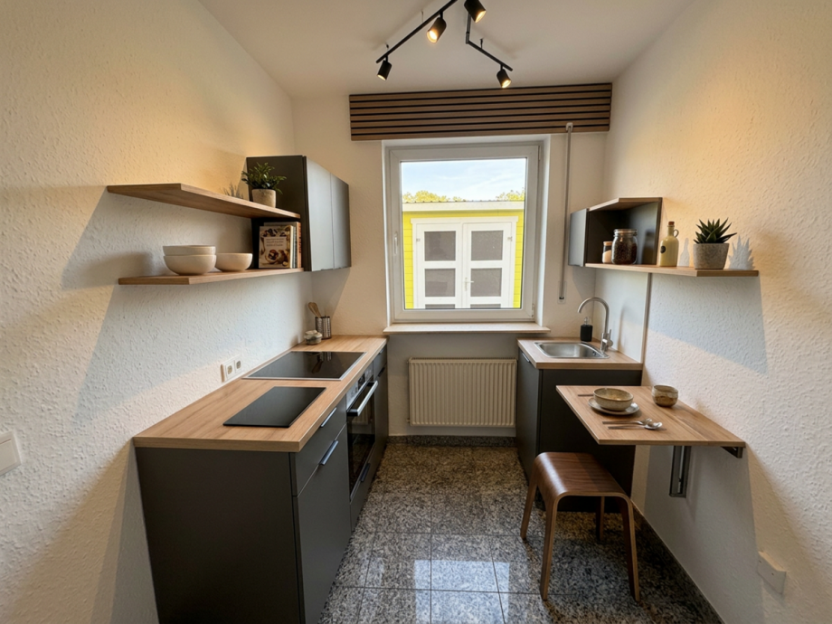 K�che visualisiert Souterrainwohnung Leverkusen