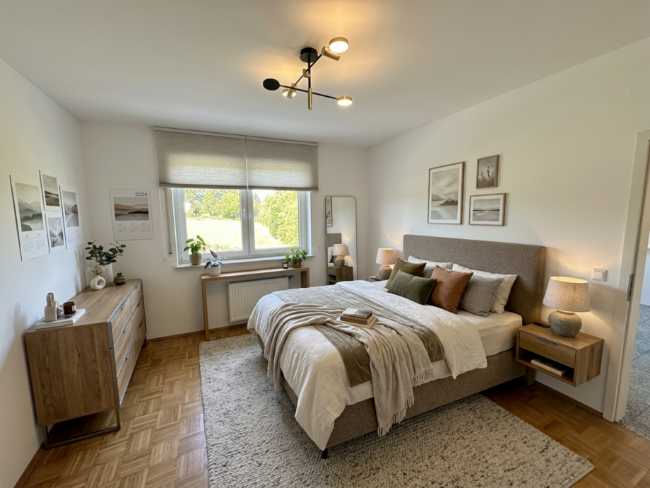 Schlafzimmer Beispiel Souterrainwohnung Leverkusen
