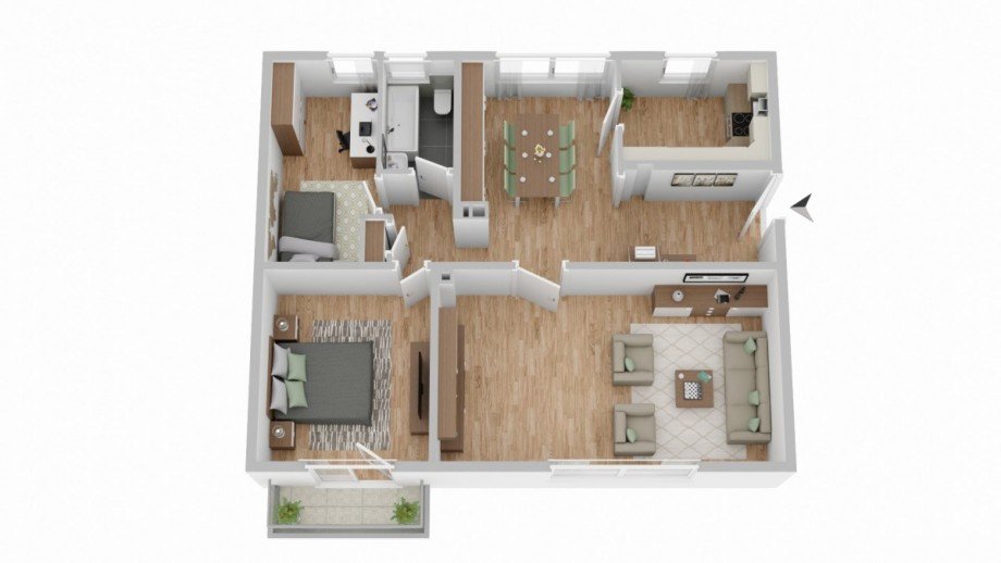 Grundriss Etagenwohnung Leverkusen
