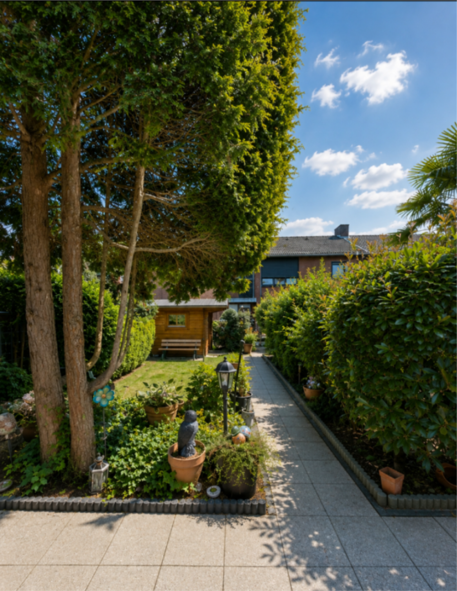 Garten Reihenmittelhaus Leverkusen