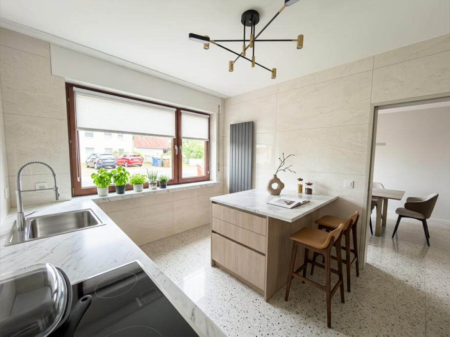 K�che visualisiert Einfamilienhaus Leverkusen