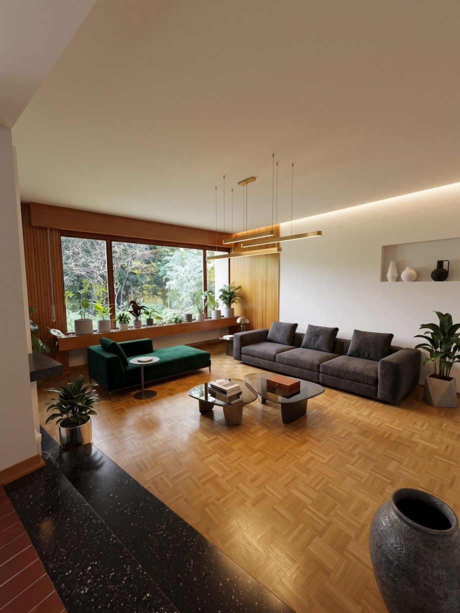 EG Wohnzimmer 2 visualisiert Zweifamilienhaus Leverkusen